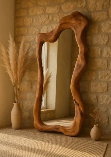 miroir artisanal encadré miroir artisanal encadré